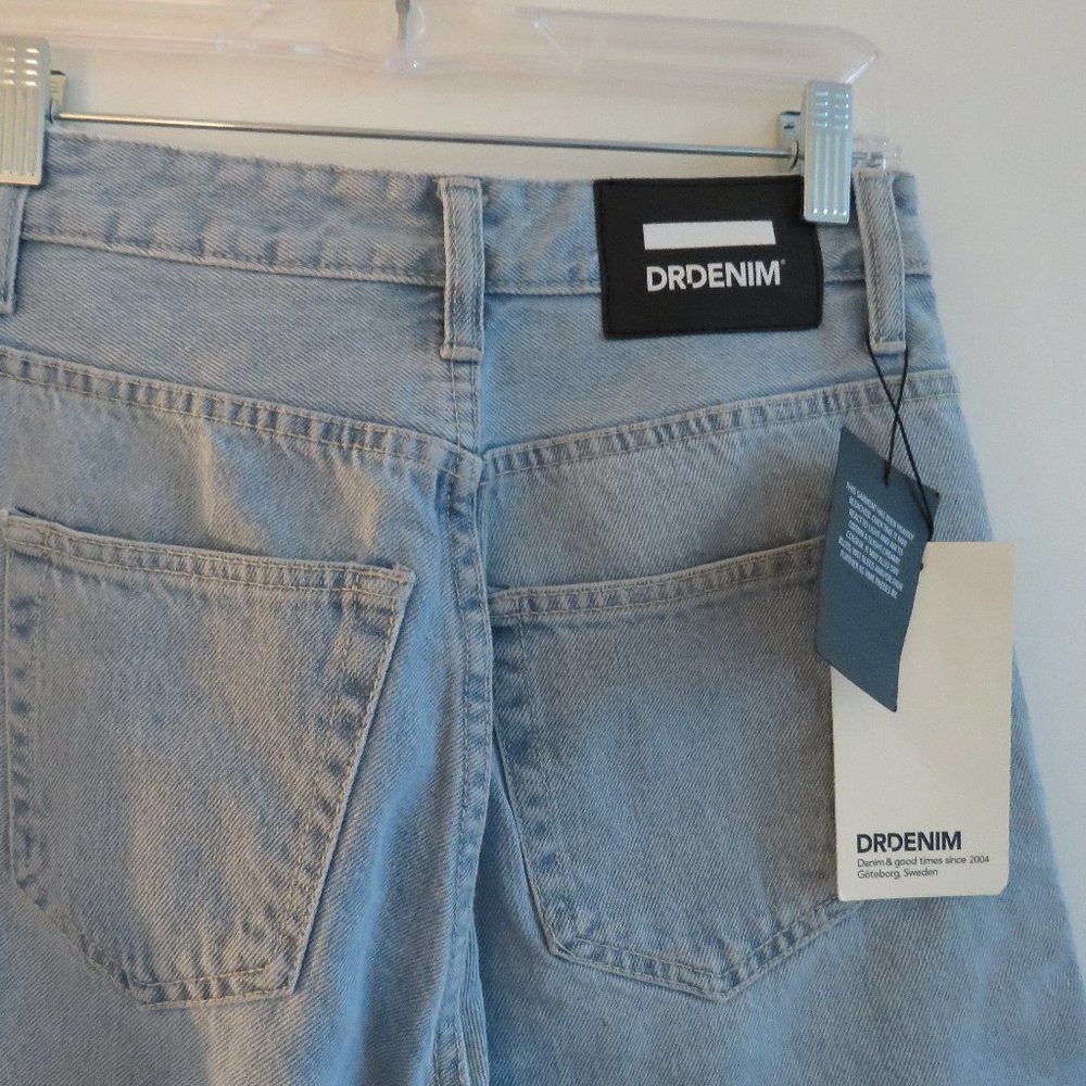 DR. DENIM Donna Pebble Superlight Retro High Rise Wide Leg Jeans - Size 24 NWT - Picture 10 of 15